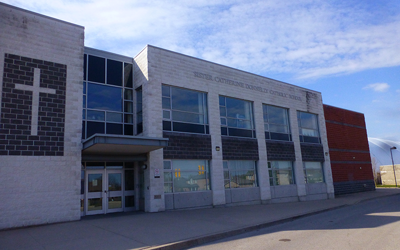 Exterior of Sister Catherine Donnelly Catholic School