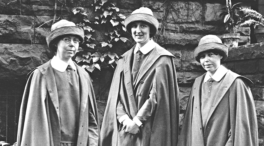 Sisters Catherine Wymbs, Margaret Guest and Catherine Donnelly
