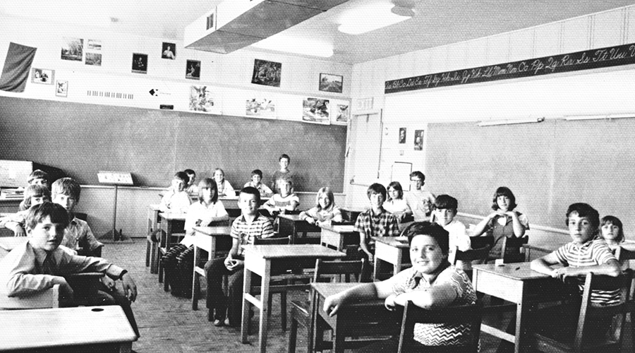 Students in classroom