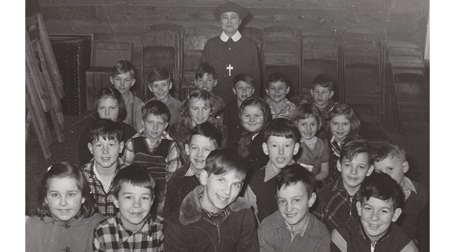 Catechism class on Lulu Island