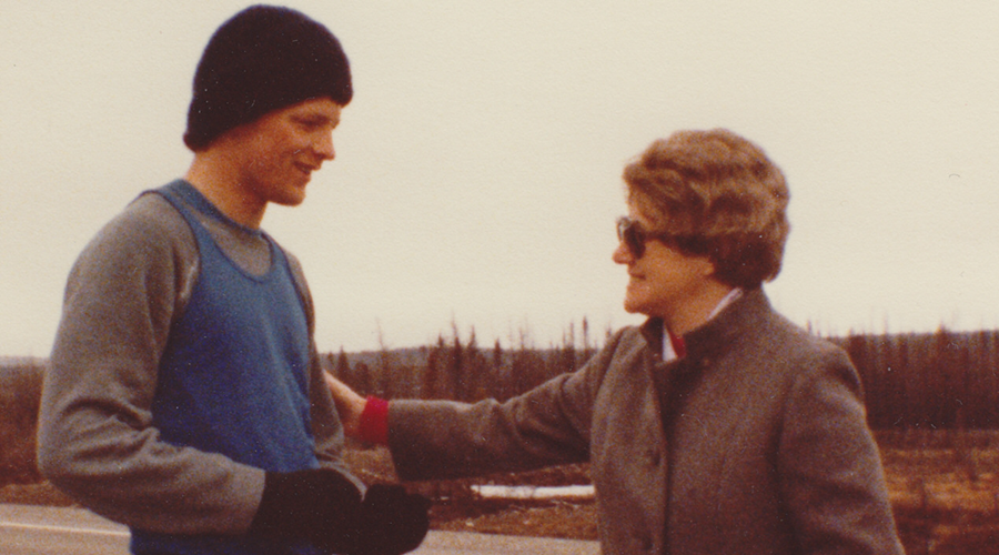 Sister Mossey and Terry Fox