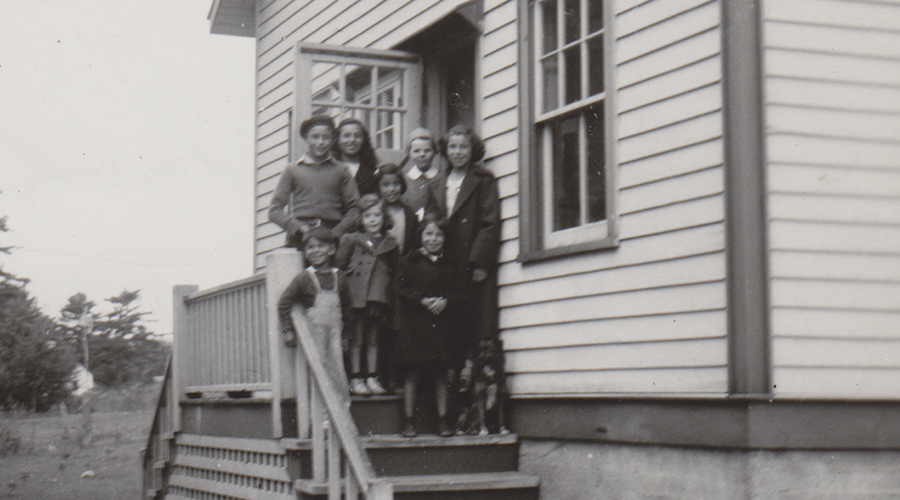 Sister Donnelly and students