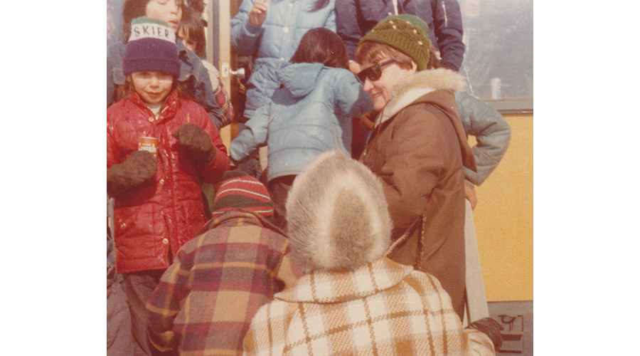 Sister Burke at a carnival