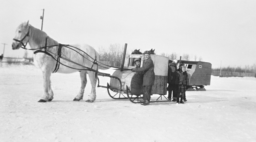 Staniec's caboose