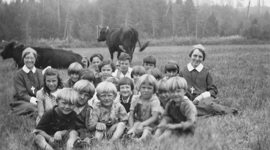 Catechetical students on Vancouver Island